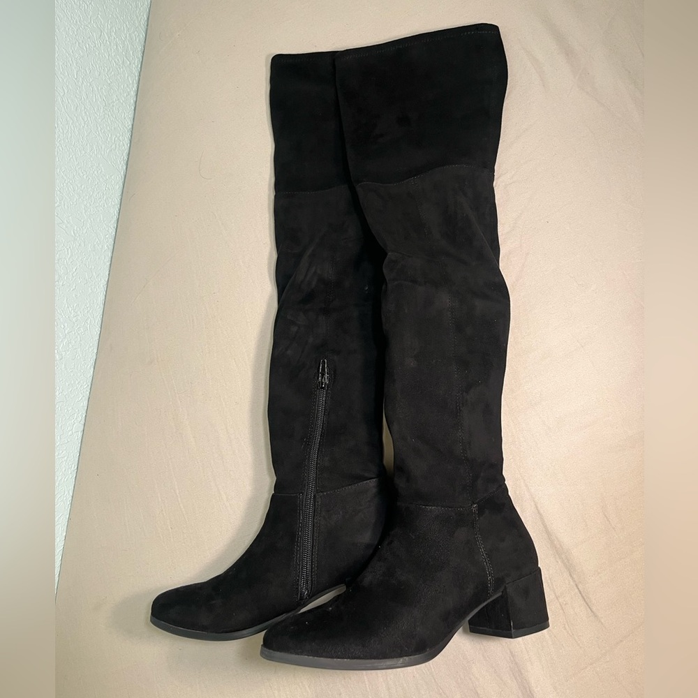 CHINESE LAUNDRY Festive Over The Knee Boot in Black Size 5.5 - Picture 3 of 16